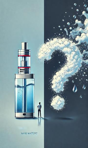 Vapoter de l'eau ça fait quoi ?