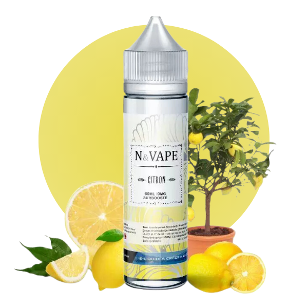 E-LIQUIDE CITRON (80 ml, 0 mg/ml, 30/70) - Photo 1