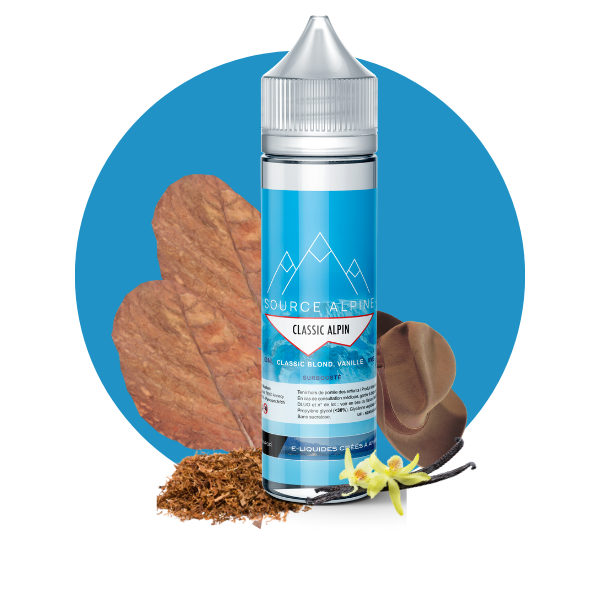 E-LIQUIDE CLASSIC ALPIN (80 ml, 0 mg/ml, 30/70) - Photo 1