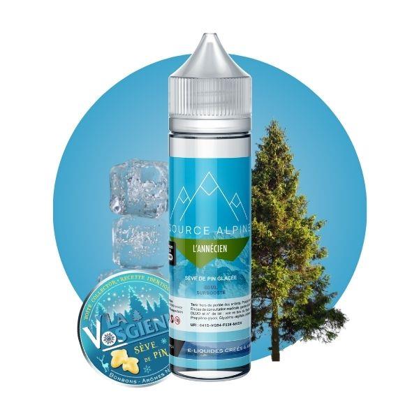 E-LIQUIDE L'ANNECIEN (80 ml, 0 mg/ml, 30/70) - Photo 1