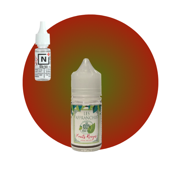 E-LIQUIDE FRUITS ROUGES VG (30 ml, Kit 3 mg/ml, 50/50) - Photo 1
