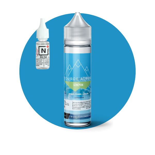 E-LIQUIDE GENEPOM (80 ml, Kit 3 mg/ml, 30/70) - Photo 1