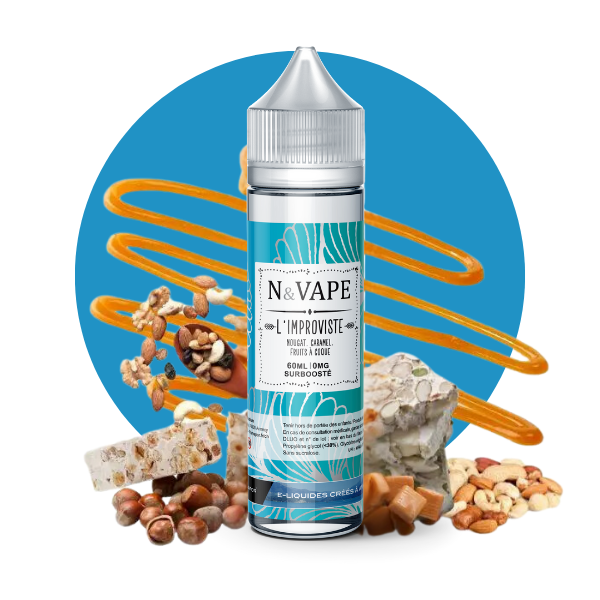 E-LIQUIDE IMPROVISTE (80 ml, 0 mg/ml, 30/70) - Photo 1