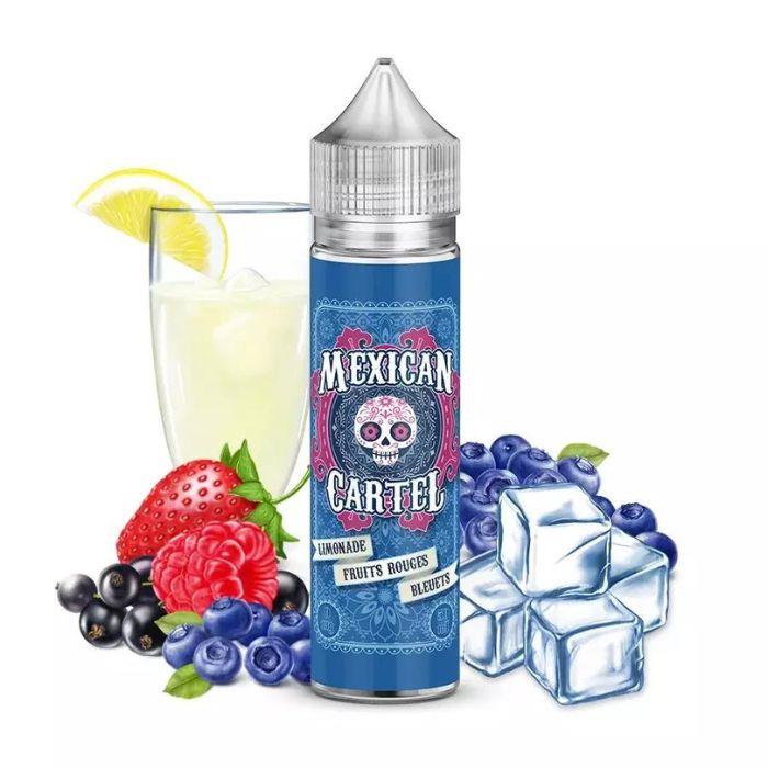 E-LIQUIDE LIMONADE FRUITS ROUGES BLEUETS (50 ml, 0 mg/ml, 30/70) - Photo 1
