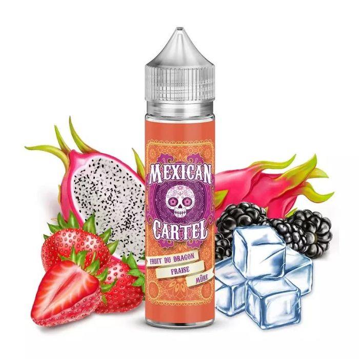 E-LIQUIDE FRUIT DU DRAGON FRAISE MURE (50 ml, 0 mg/ml, 30/70) - Photo 1