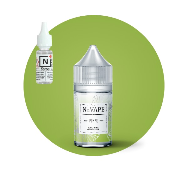 E-LIQUIDE POMME (30 ml, Kit 3 mg/ml, 50/50) - Photo 1