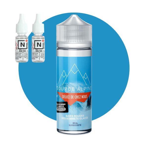 E-LIQUIDE DELICE DE CHEZ NOUS (100 ml, 3 mg/ml, 30/70) - Photo 1