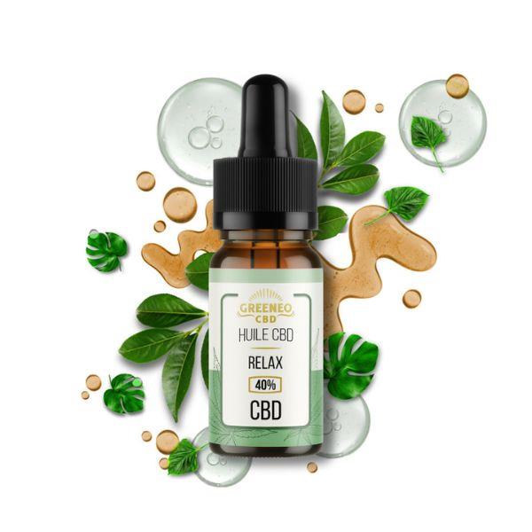 HUILE CBD RELAX - GREENEO (500mg/ml) - Photo 1