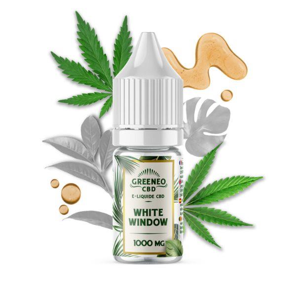 E-LIQUIDE CBD WHITE WINDOW - GREENEO