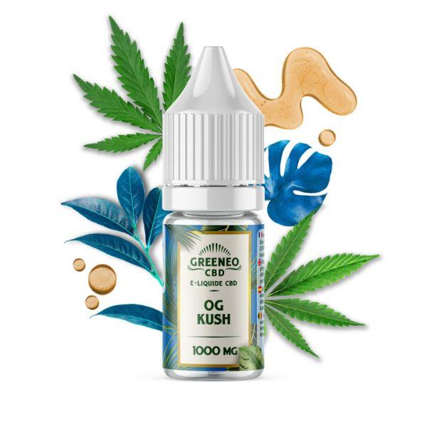 E-LIQUIDE CBD OG KUSH - GREENEO (100mg/ml) - Photo 1