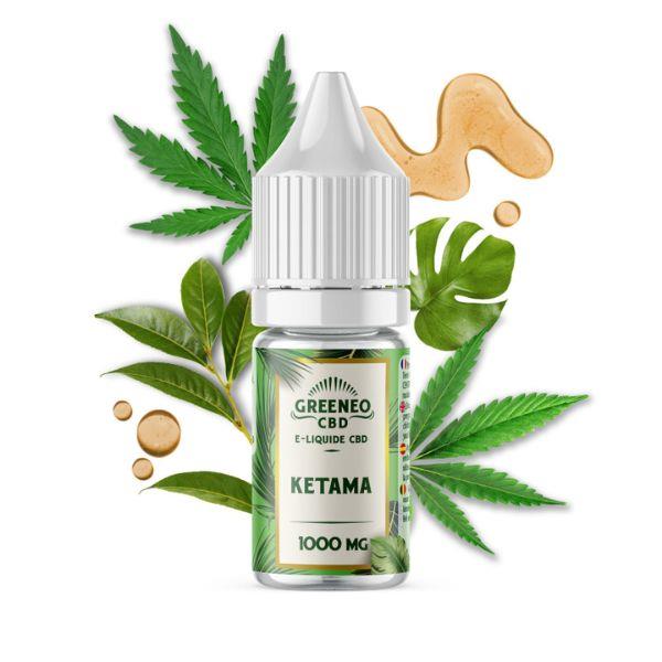 E-LIQUIDE CBD KETAMA - GREENEO (100mg/ml) - Photo 1