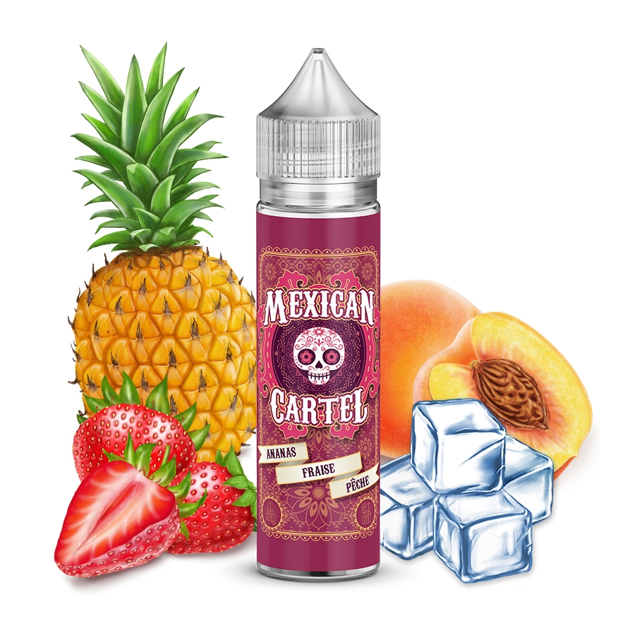 E-LIQUIDE ANANAS FRAISE PECHE