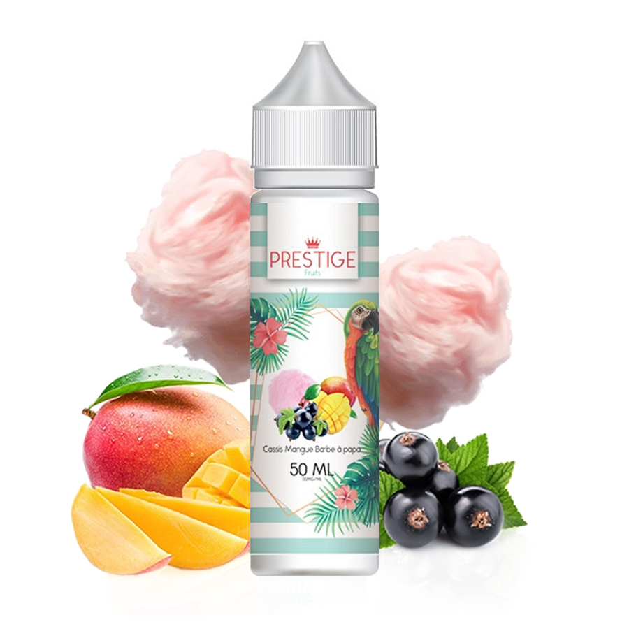 E-LIQUIDE CASSIS MANGUE BARBE A PAPA