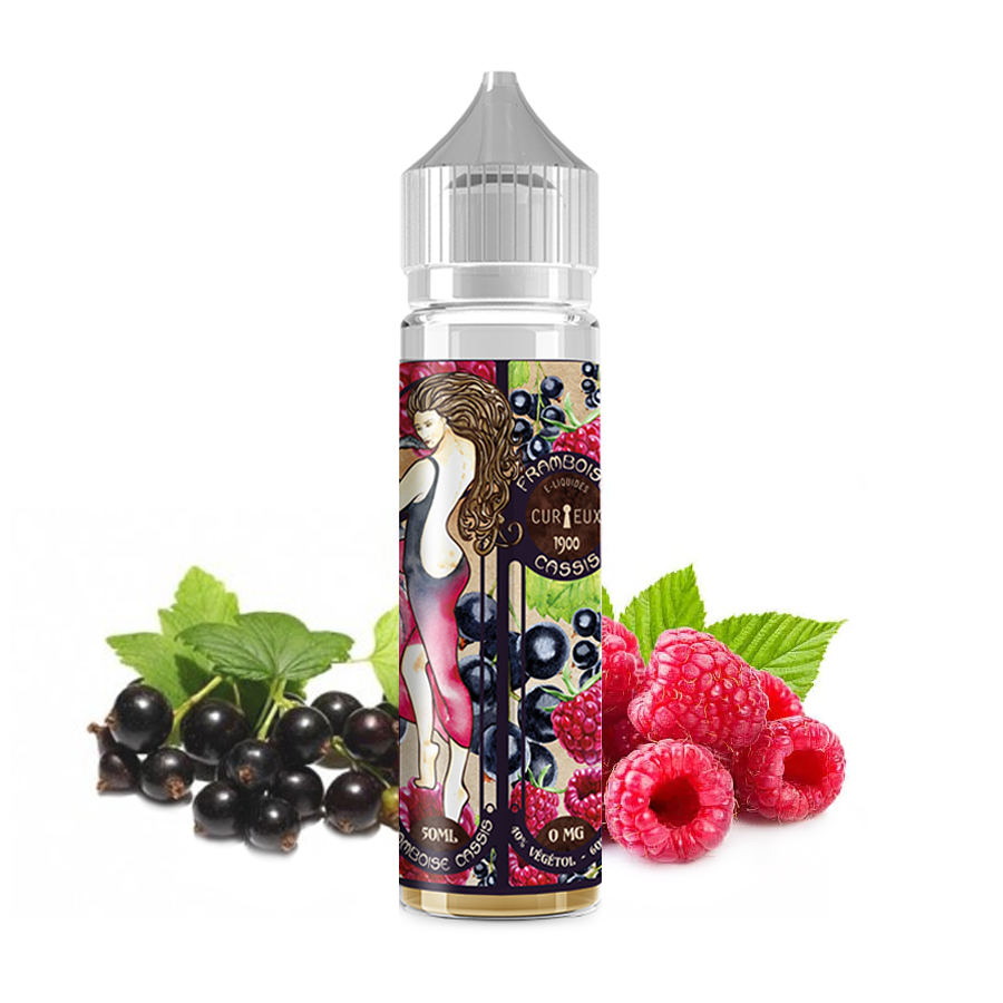 E-LIQUIDE FRAMBOISE CASSIS VEGETOL - CURIEUX