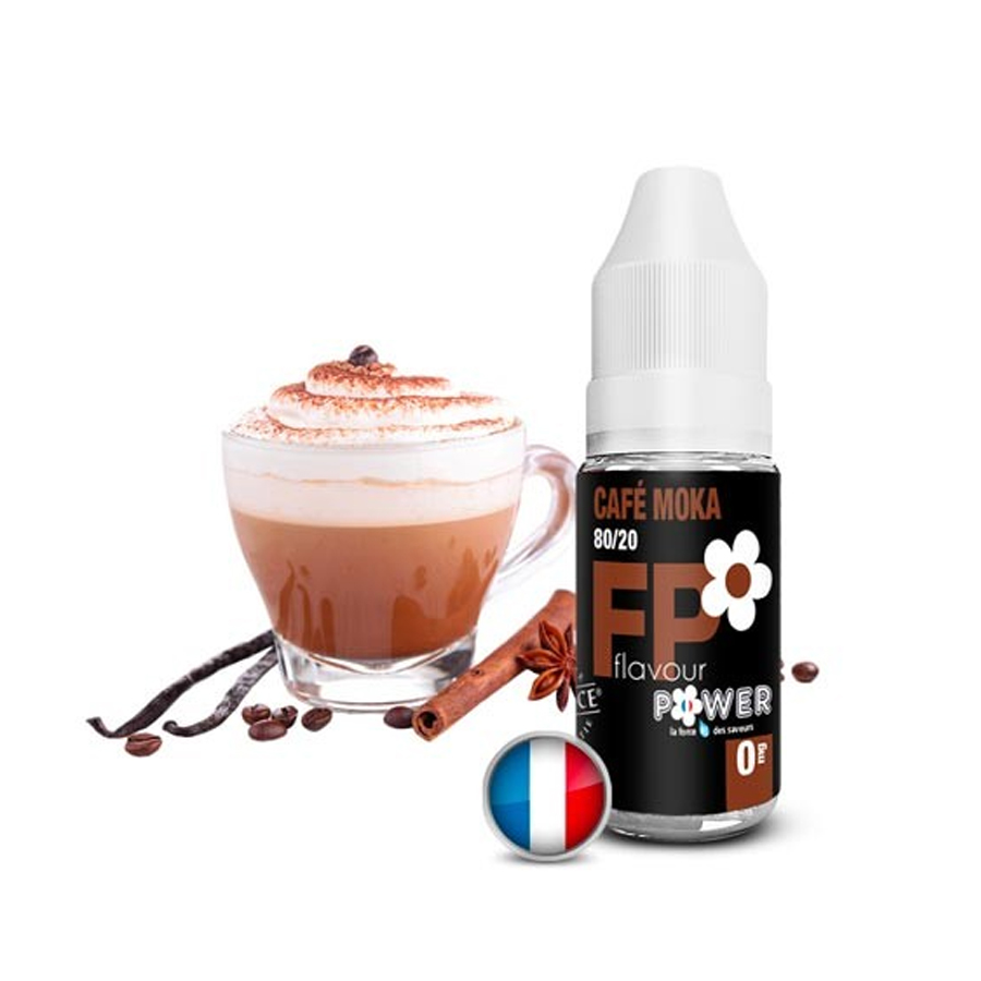 E-LIQUIDE MOKA (10 ml, 0 mg/ml, 70/30) - Photo 1